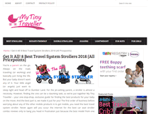 Tablet Screenshot of mytinytraveller.com